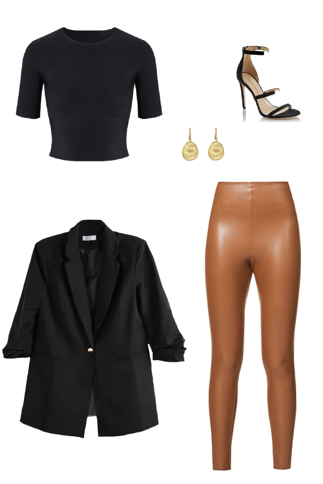 Commando Faux Leather Leggings with Perfect Control - The LALA Look