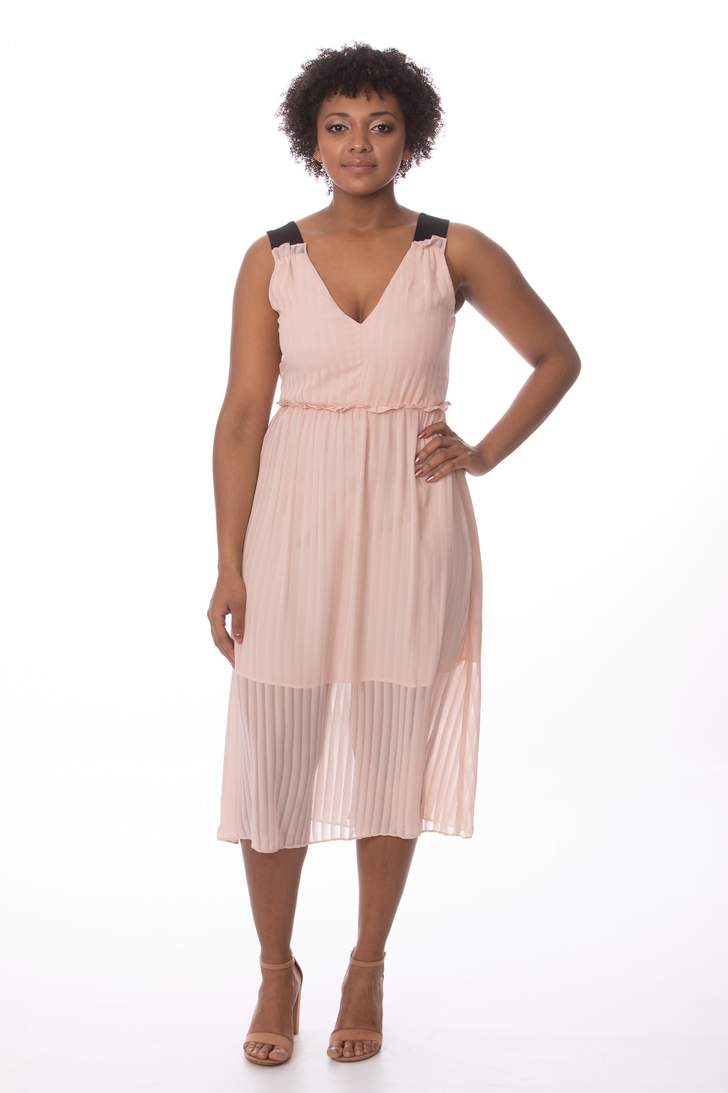 Pink Sleeveless Dress Glow Fashion Boutique