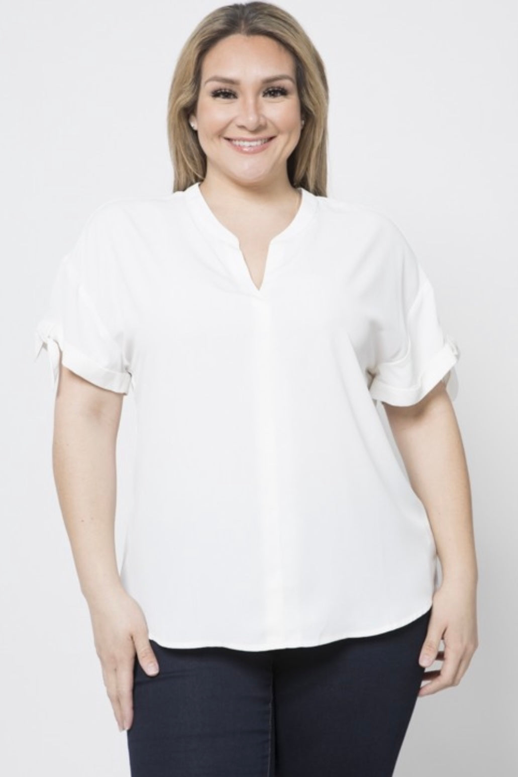 Glow Fashion Boutique Plus Size Short Sleeve Blouse