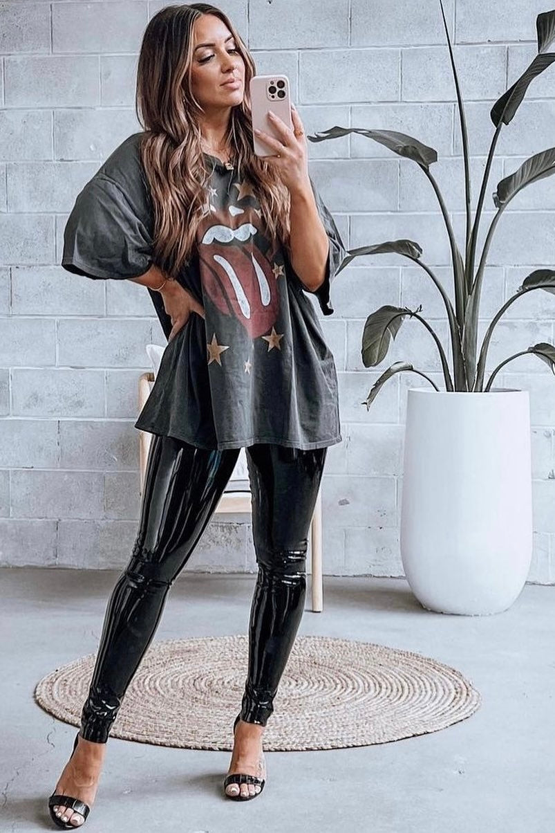 Faux Patent Leather Leggings | Windsor