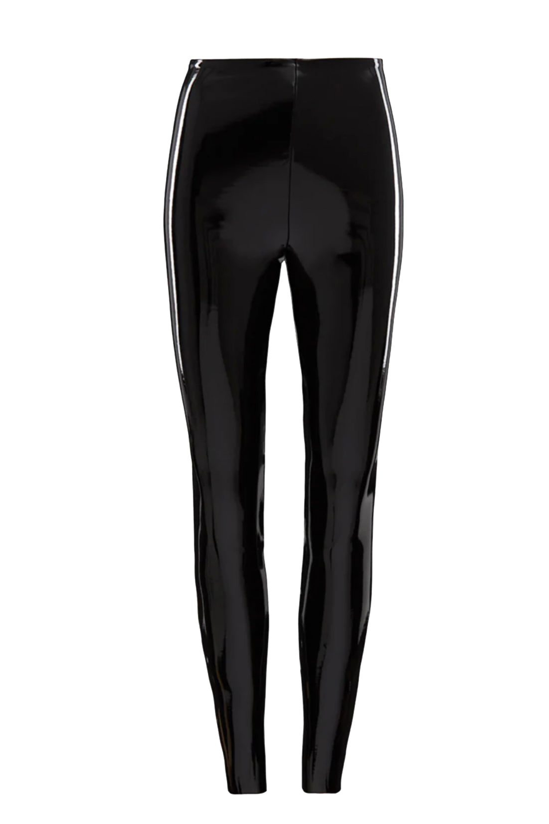 Shiny black leggings that are very similar to - Depop