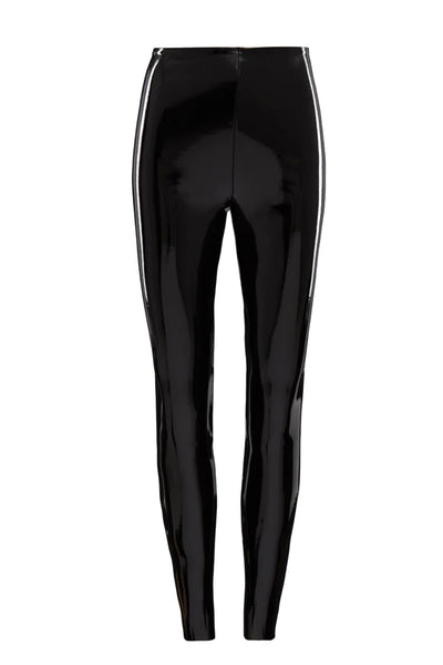 Womens Faux Leather Leggings Patent Leather Patent Leather Pants Dance Black